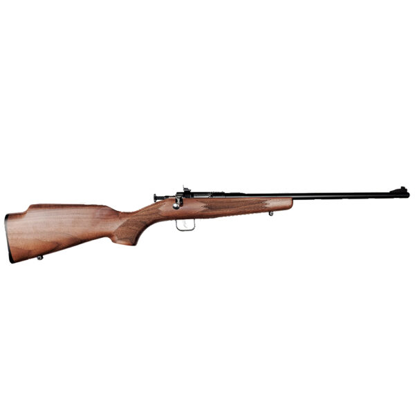 Crickett .22 LR Single Shot Bolt-Action 16.1″ Blued Youth Rifle Walnut