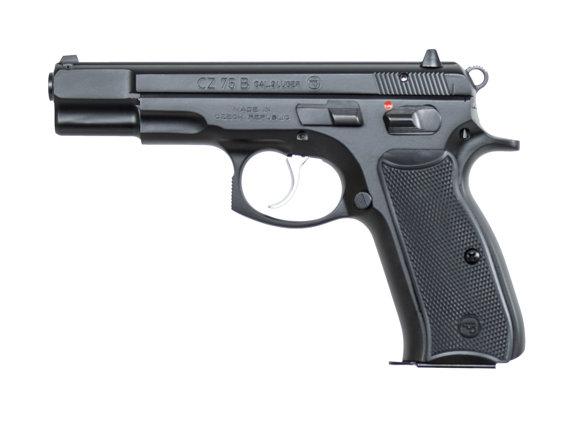 CZ 75B 9mm DA/SA Semi-Auto Pistol 4.6" Alloy Frame Black 10rd
