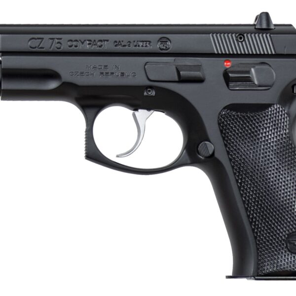 CZ 75 Compact 9mm DA/SA Semi-Auto Pistol 3.9″ Alloy Black 10rd