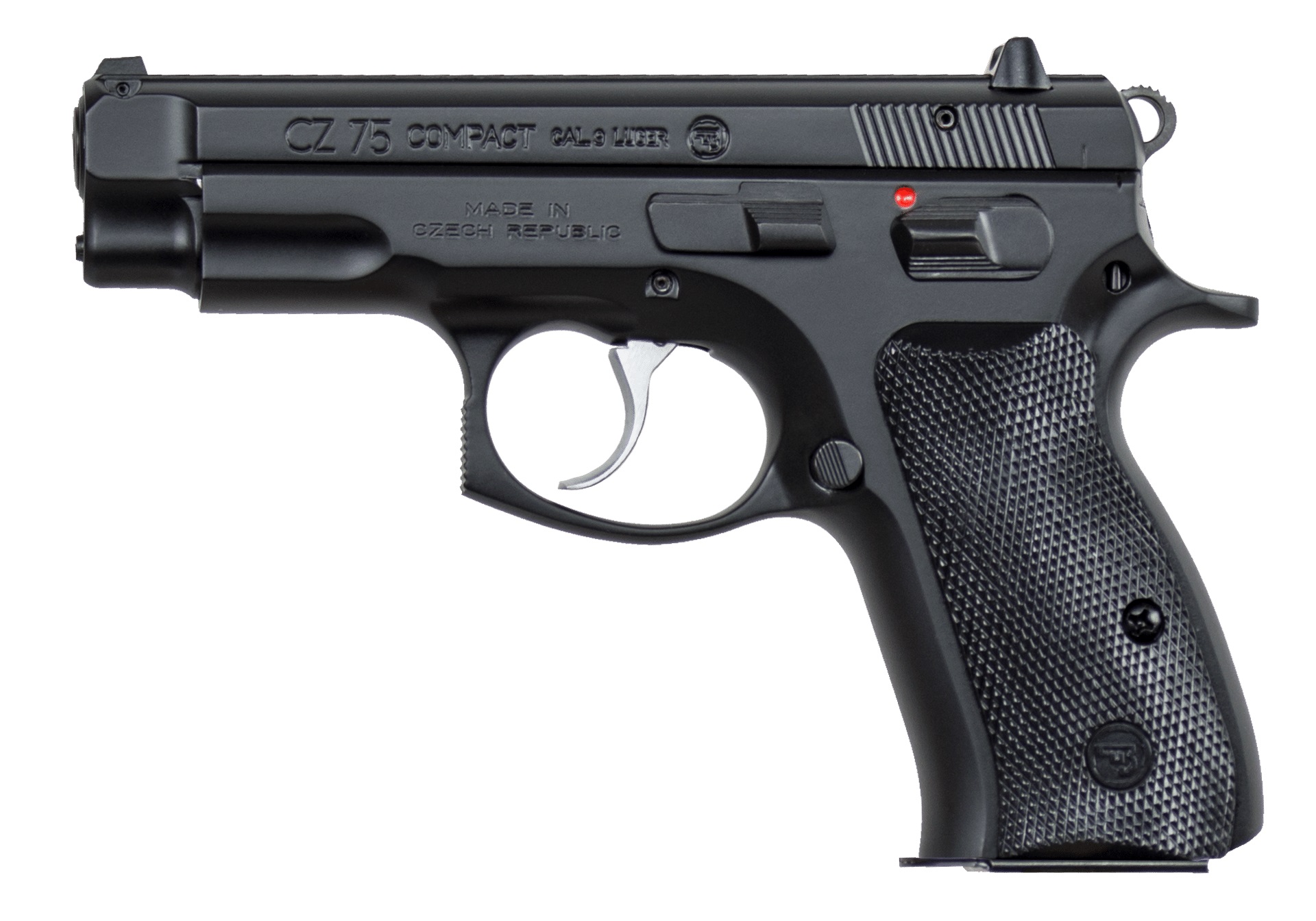 CZ 75 Compact 9mm DA/SA Semi-Auto Pistol 3.9" Alloy Black 10rd