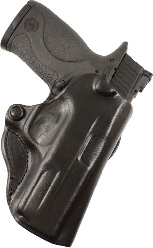 DESANTIS MINI SCABBARD HOLSTER – RH OWB LEATHER GLK 192336 BL