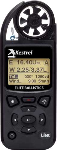KESTREL 5700 ELITE W/APPLIED – BALLISTICS AND LINK BLACK