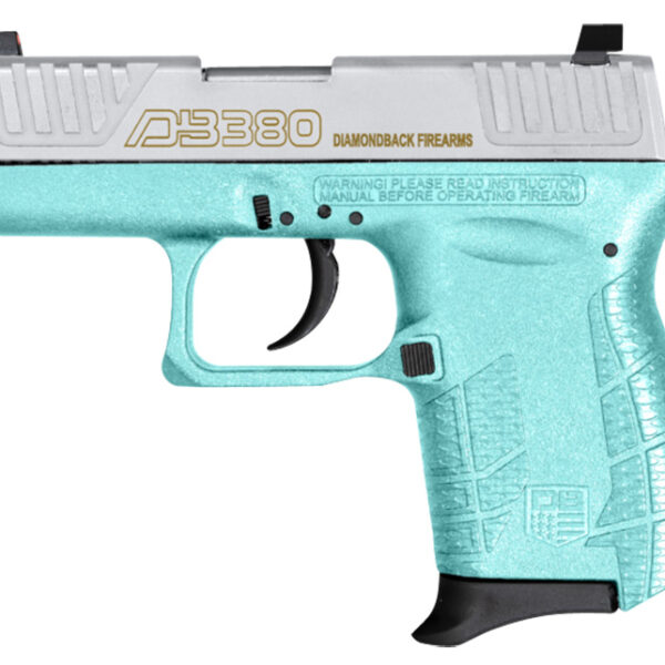 Diamondback DB380 Gen IV .380 ACP Striker-Fired 2.8″ Nickel/Mint