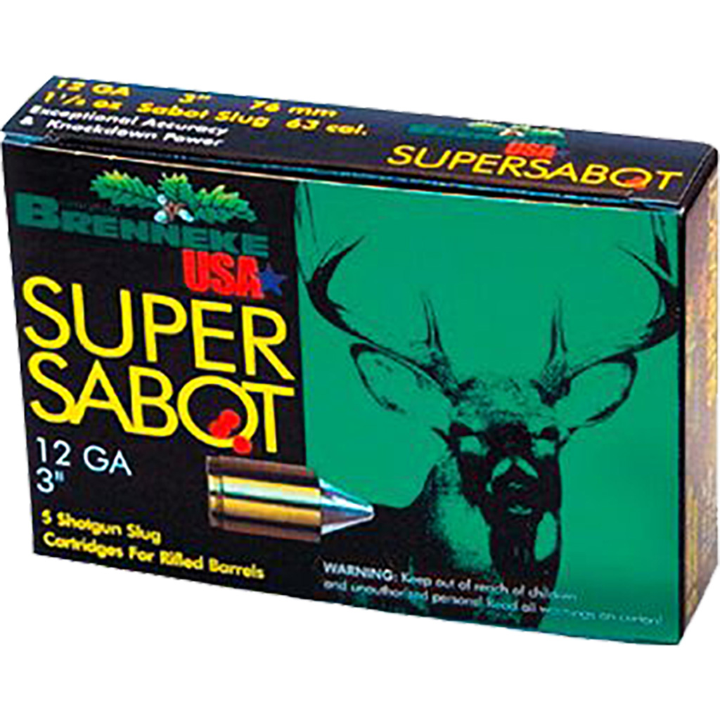 Brenneke Super Sabot Slugs 12 ga. 3 in. 1 1/8 oz. 5 rd. - Image 2