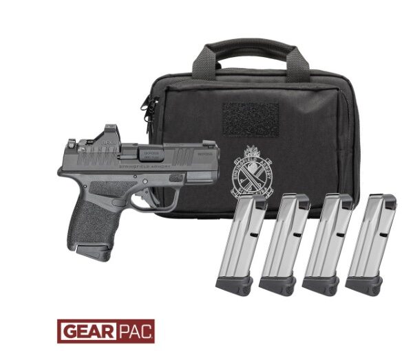 Springfield Armory Hellcat OSP 9mm Gear-Up Pistol 3″ Black w/RFX11 4-Mag