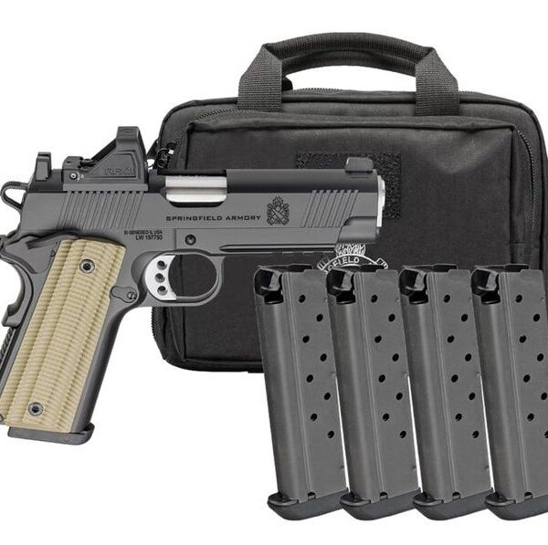 Springfield Armory 1911 Operator Gear-Up 9mm Pistol 4.25″ Black RFX11