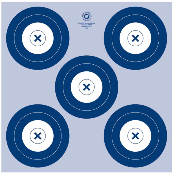 Maple Leaf NFAA Indoor Target 5 Spot Target 25 pk.