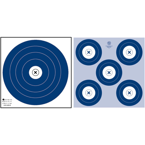 Maple NFAA Dual 1-Spot/5-Spot Target 25 pk.