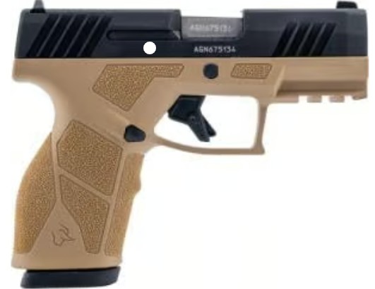 Taurus GX2 9mm Striker-Fired Pistol 3.3″ 13+1 Black/Gold