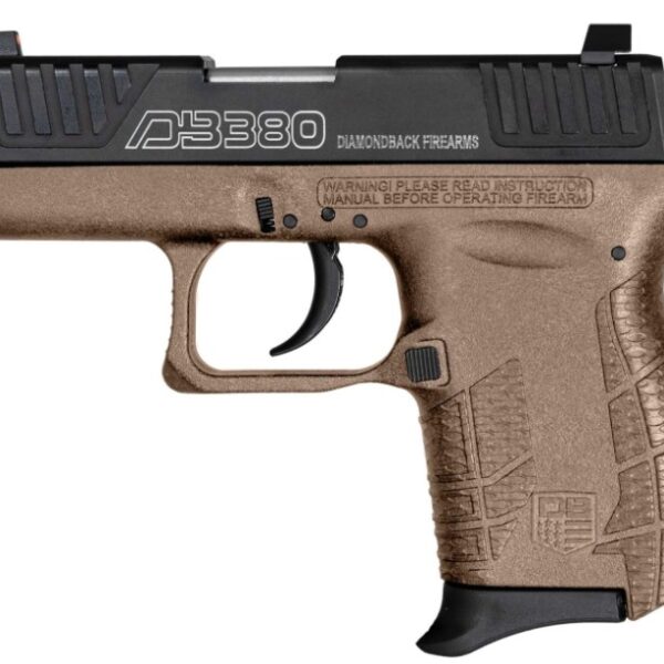 Diamondback DB380 Gen IV .380 ACP Striker-Fired 2.8″ FDE 6rd