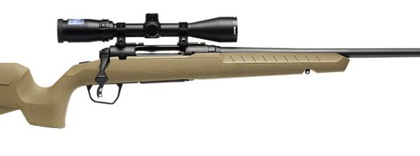 Savage Arms Axis 2 XP Compact Bolt-Action Rifle .223 Rem 20″ FDE w/Scope