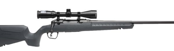Savage Arms Axis 2 XP Compact Bolt-Action Rifle .223 Rem 20″ Gray w/Scope