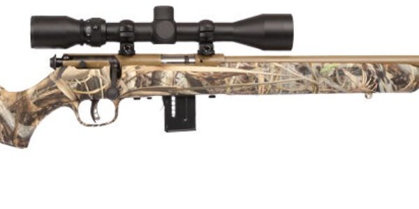 Savage Arms 93 XP 3-9×40 Scope AT .22 Magnum 21″ Barrel 5-Round Camo