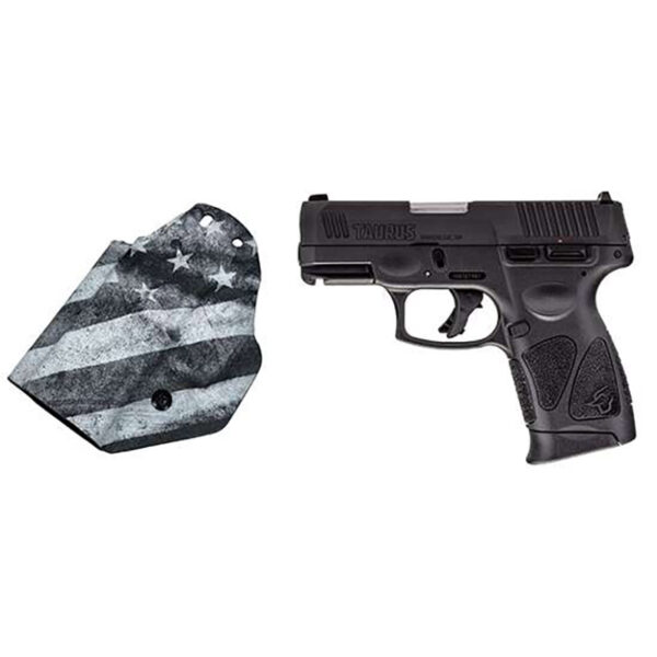 Taurus G3C 9mm Striker-Fired Compact Pistol 3.26″ 12-Round Black