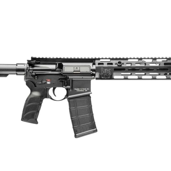 H&K MR556 A4 5.56mm Semi-Auto Rifle 11″ Black 30-rd Semi-Auto Firearm GnomeArms