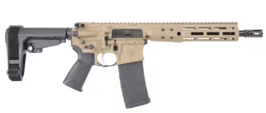 LWRC Ic-di 5.56 NATO Flat Dark Earth 10.5″ Barrel Semi-auto Pistol