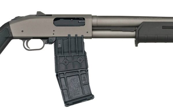Mossberg 590M Mag-fed 12-Ga 18.5″ Magpul Grey/blk 10RD Pump-Action Shotgun