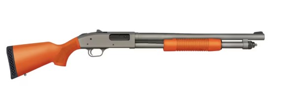 Mossberg 590A1 Pro 12 Gauge Pump-Action 18.5″ 6-Round Orange Gray Finish
