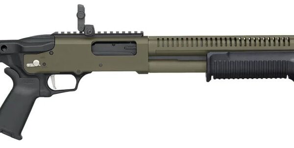 Mossberg 590R 12 Gauge Pump-Action 18.5″ Picatinny Rail OD Green 6-Round