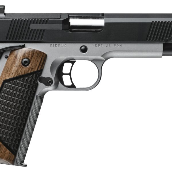 Custom Two-Tone .45 ACP 5” Optic Ready 1911 Pistol Black/Stainless G10 Grips 7-Round