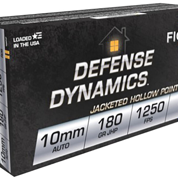 FIO 10MM 180GR DEFENSE JHP 50R