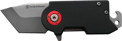 S&W KNIFE BENJI FOLDING BLADE – 4.25″ TOTAL LENGTH W/BTTL OPNR