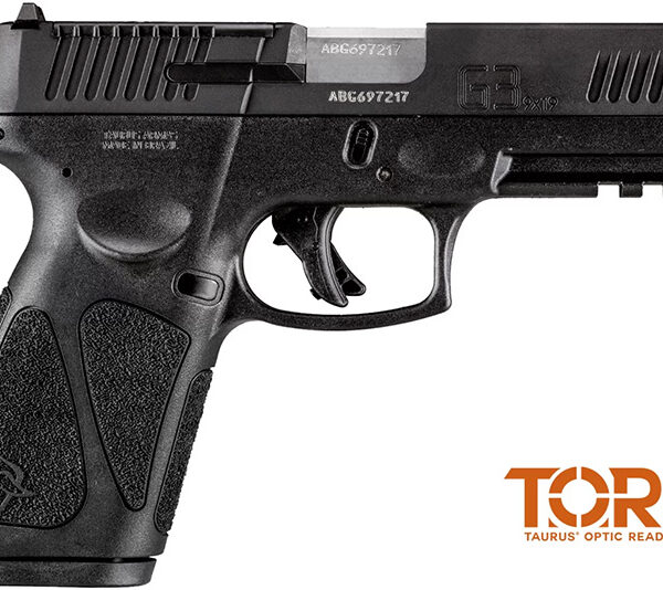 Taurus G3 9mm 4.0″ Blk/Blk AS OpticReady 2/17 4″ Barrel
