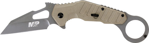 S&W KNIFE M&P EXTREME OPS 3″ – KARAMBIT SPRING ASSIST FDE