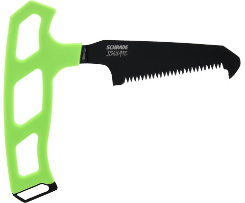 SCHRADE KNIFE ISOLATE SMALL – BONE SAW 3″ T-HANDLE SK5 GREEN