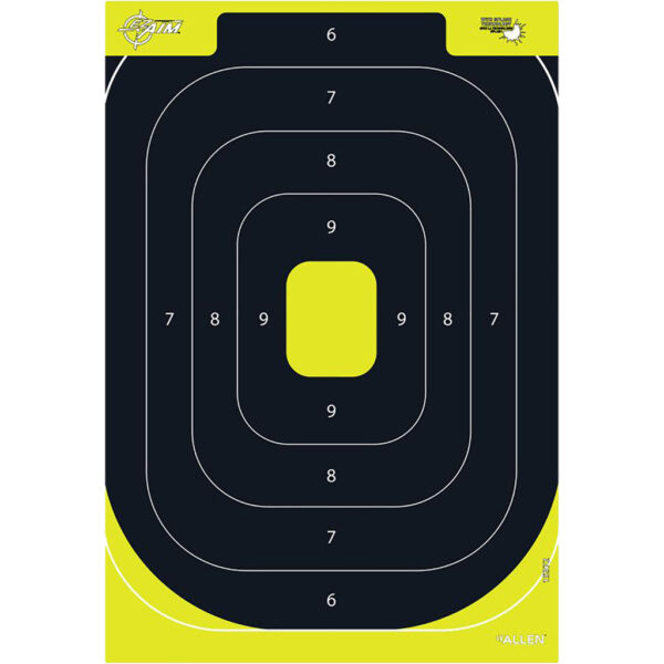 EzAim Splash IPSC Silhouette Targets 12×18 8 pk.