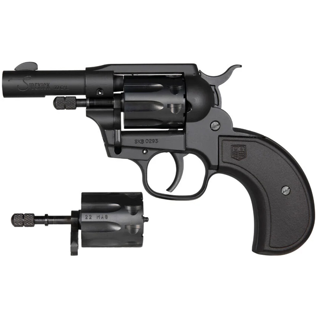 Diamondback DB Birdshead Sidekick Revolver 22 LR/Mag 3 in. Black 9 rd.