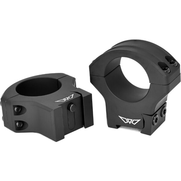Warne Hyperlite Tikka Scope Rings Matte Black 1 inch Tikka High