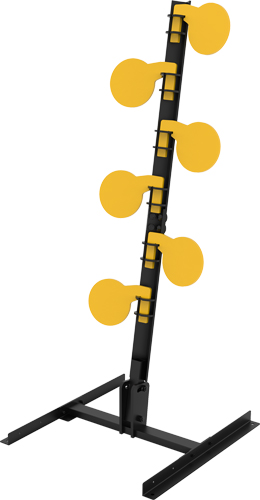 CALDWELL AR500 DUELING TREE – 3/8″ AR500 STEEL YELLOW 6 TGTS