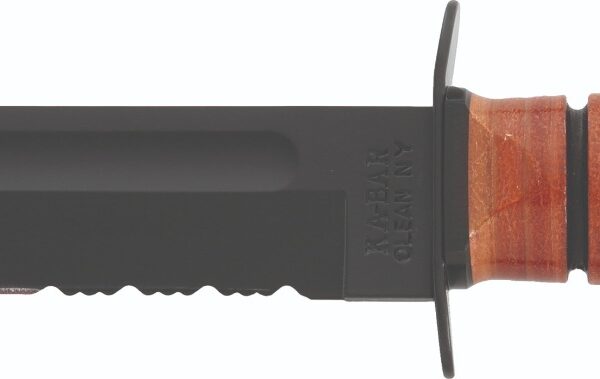 KBA KA-BAR USMC LEATHER SERR