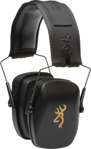 Browning Buck Mark III Electronic Hearing Protector — Folding, NRR 27dB, Black