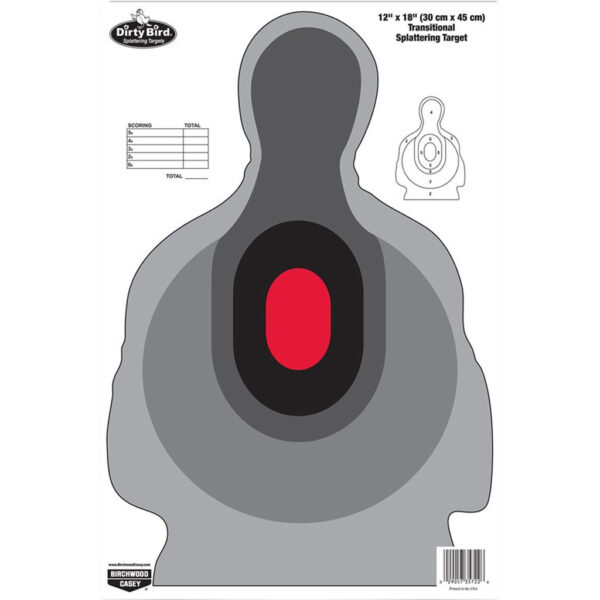 Birchwood Casey Dirty Bird 12″ X 18″  Transitional Target 100 Sheets