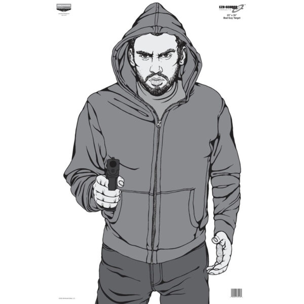 Birchwood Casey Eze-Scorer Bad Guy Target 23 x 35 in. 100 Pack