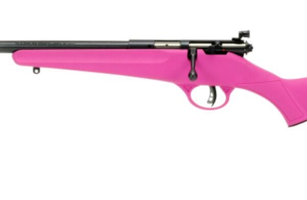 Savage ARMS RASCAL 22LR CPT PINK LH .22 LR Bolt Rifle 16.125″ Barrel