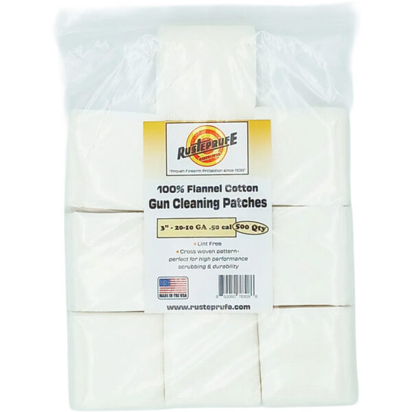 Rusteprufe 3″ Flannel Cotton Cross Woven Patches 500ct