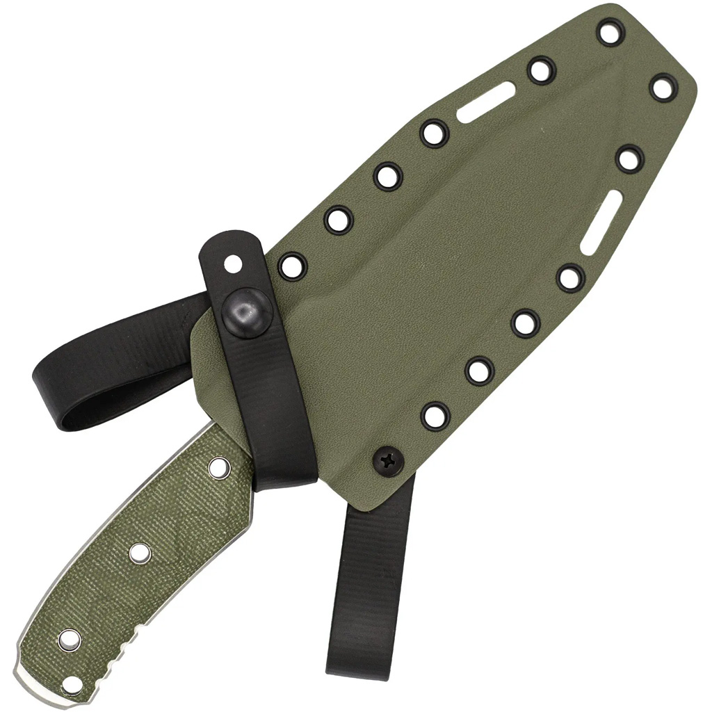 CobraTec Recondo Fixed Blade Knife Fixed Blade OD Green/Satin Stonewash - Image 2