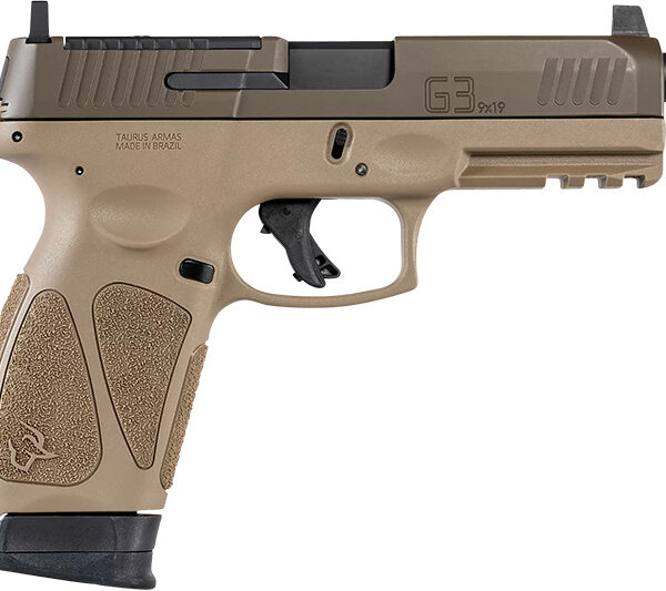 Taurus G3T 9mm Threaded Barrel Pistol 4.5″ 10-Round Patriot Brown