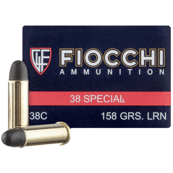 Fiocchi Range Dynamics Pistol Ammo 38 Spl. 158 gr. LRN 50 rd.
