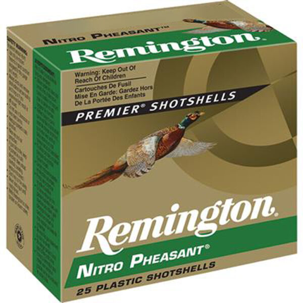 Remington Nitro Pheasant Loads 20 ga. 2.75 in. 1 oz. 6 Shot 25 rd.