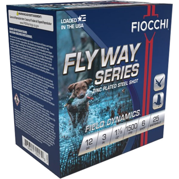 Fiocchi Flyway Shotgun Loads 12 ga. 3 in. 1 1/8 oz. 1500 FPS 6 Shot 25 rd.