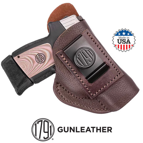 Fair Chase Deer Skin IWB Size 1 Right Hand Holster Brown