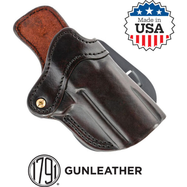 Optic Ready Paddle Holster Outside Waistband Multi-Fit Right Hand Leather Signat