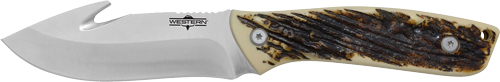 CAMILLUS WESTERN CROSSTRAIL – GUT HOOK 4.25″ SS BLADE ANTLER