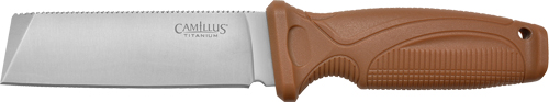 CAMILLUS SWEDGE FIXED BLADE – 4.3″ SS BLADE NYLON BROWN