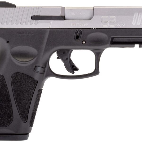 Taurus G3 9mm Striker-Fired Pistol 4″ 11+1 SS/Black