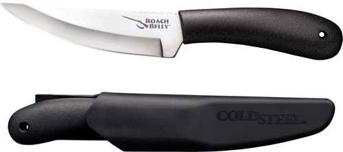 COLD STEEL ROACH BELLY 4.5″ – PLAIN EDGE BLADE W/SHEATH